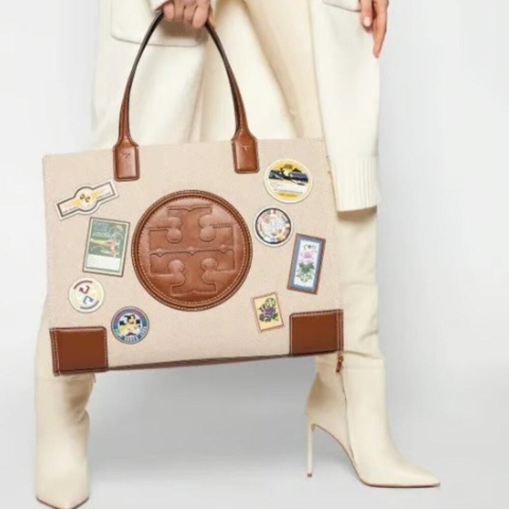 Tory Burch Ella Travel Patches Tote Bag: LIMITED EDITION